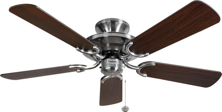 Immagine prodotto Ventilatore da soffitto Mayfair Acciaio inox / Rovere 107 cm
