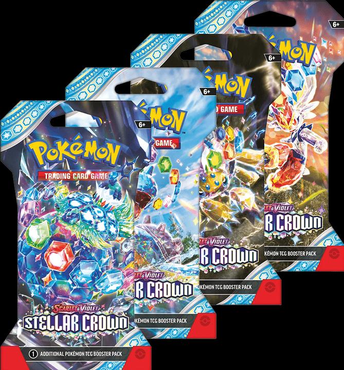 Actual product image Pokémon Stellar Crown (English, Booster Pack)