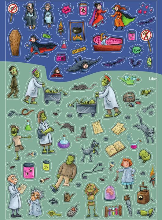 Actual product image My creepy sticker album