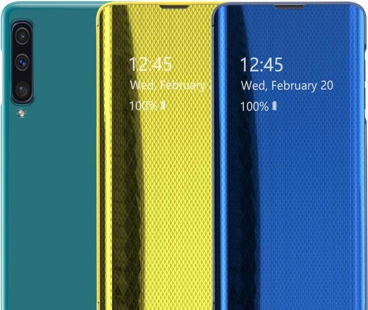 Actual product image Screenguard Samsung Galaxy A70 Clear View Flip Case (Samsung Galaxy A70)