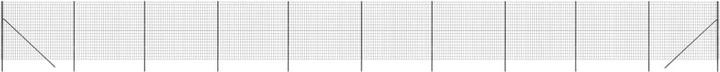 Image du produit VidaXL Maschendrahtzaun Anthrazit 1,8x25 m Verzinkter Stahl