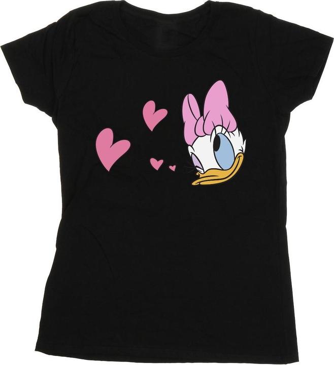 Actual product image Disney Womens/Ladies Daisy Duck Kisses Cotton T-Shirt (M)