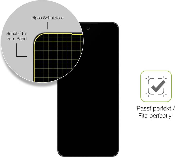 Produktbild Dipos Full Cover Schutzfolie Matt (1 Stück, Oppo A80)