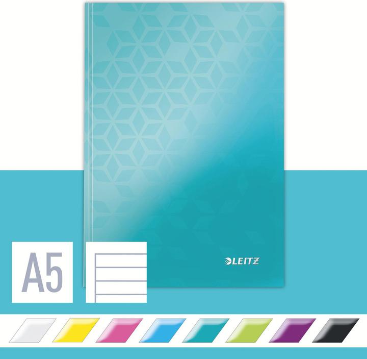 Image du produit Leitz Wow (A5, À rayures, Couverture rigide)
