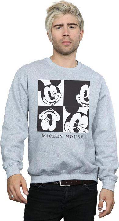 Actual product image Disney Mens Mickey Mouse Wink Sweatshirt (M)