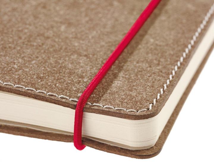 Actual product image Transotype senseBook Red Rubber (A4, Checked, Hardcover)