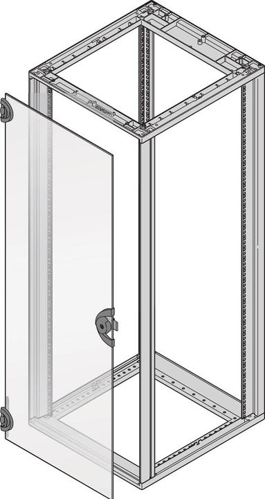 Actual product image Schroff Smoke glass door - FULL GLASS ESG 9HE 553B