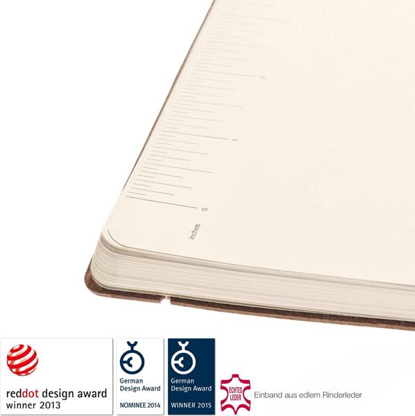 Actual product image Transotype senseBook RED RUBBER (A6, Plain, Hardcover)