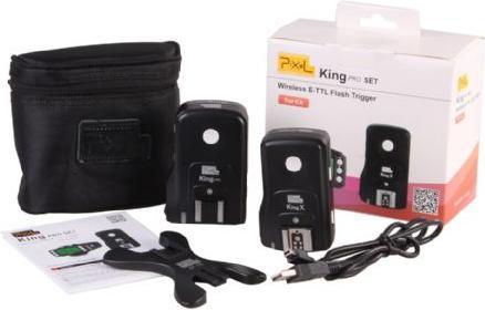 Actual product image Pixel e-TTL Radio Flash Trigger Set King Pro for Canon