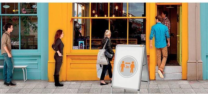 Actual product image Nobo Poster stand, weatherproof (A2)