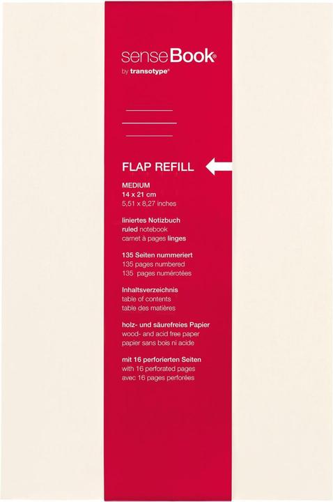 Transotype senseBook FLAP REFILL