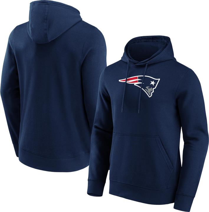 Actual product image Fanatics New England Patriots Mid Essentials Crest Hoodie Men (L)