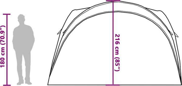 Actual product image VidaXL Waterproof party tent (305 cm, 305 cm)