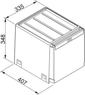 Image du produit Franke Poubelle (28 l)