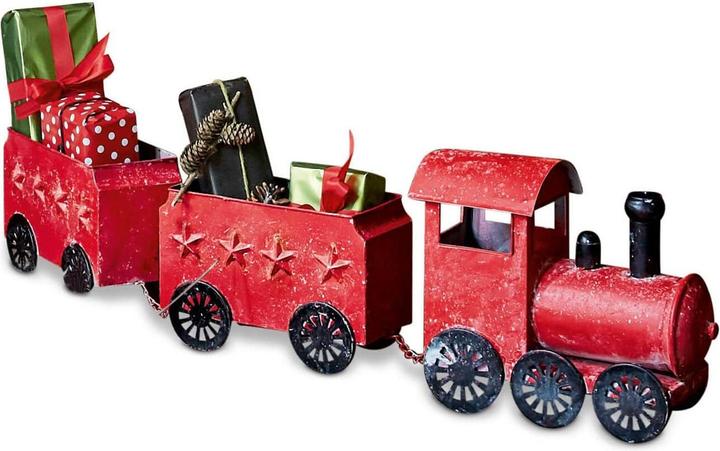 Actual product image Loberon Deco train Ayene red / black