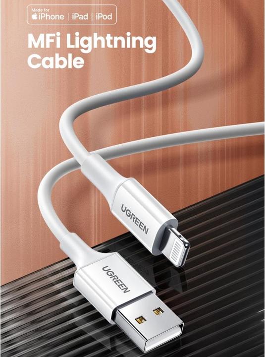 Immagine prodotto Ugreen Cavo da fulmine a USB-A 2.0 (0.25 m, USB 2.0)