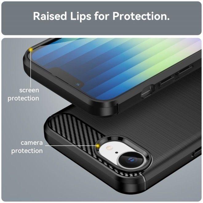 Produktbild MU Style Carbon Fiber TPU Softcase Series (Apple iPhone 16e)