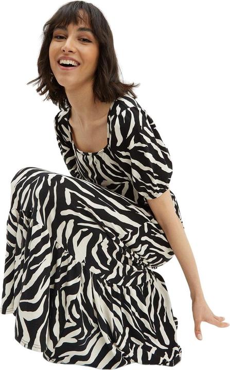 Immagine prodotto Dorothy Perkins Vestito Midi Piccola Rilassata Stampa Zebrata Legare indietro Donna (30)
