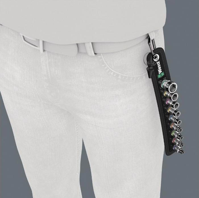 Produktbild Wera Belt A 4 Zyklop Steckschlüsseleinsatz-Satz (6 mm, 12 mm, 10  mm, 7 mm, 11 mm, 5 mm, 8 mm, 9 mm, 13 mm)