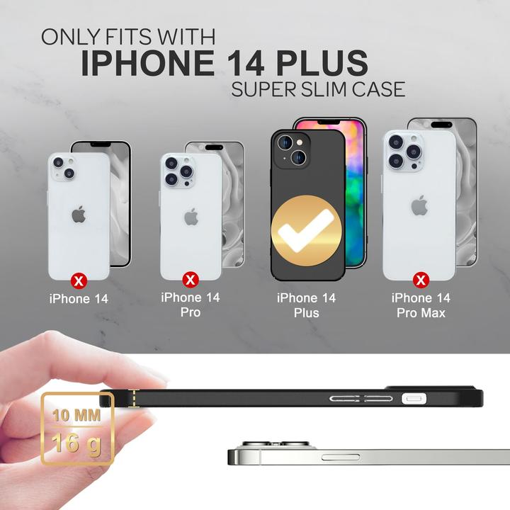 Produktbild Nalia Extra Dünne Handyhülle (Apple iPhone 14 Plus)