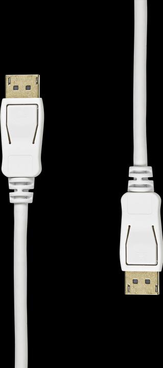 Actual product image ProXtend DisplayPort Cable 1.4 1M White (1 m, DisplayPort)
