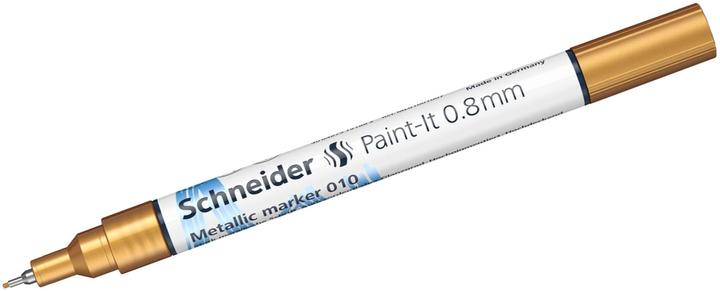 Produktbild Schneider Paint-It 010 Metallic-Marker, 0,8 mm, Metallic-Silber (gold metallic, 0.80 mm, 1 x)