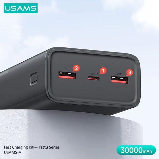 Actual product image Usams Yattu Series (30000 mAh, 65 W, 111 Wh)