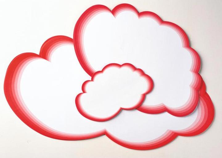 Image du produit Legamaster Cartes de modération grand nuage 37x61cm