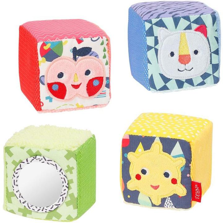 Fehn Set of 4 cubes COLOR Friends