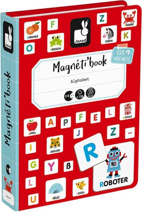 Produktbild Janod Magneti'book Dinosaurier (Englisch, Italienisch, Französisch, Deutsch)