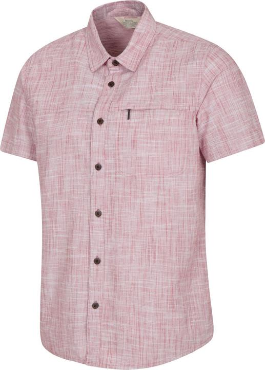 Actual product image Mountain Warehouse Mens Coconut Slub Short-Sleeved Shirt (S)