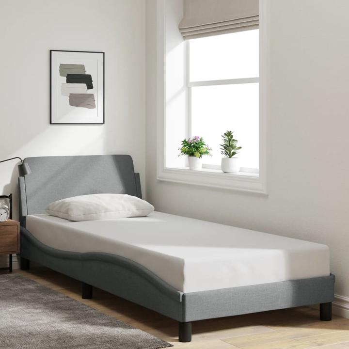 Immagine prodotto VidaXL Giroletto con testiera in tessuto (80 x 200 cm)