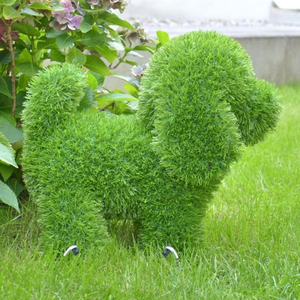 Produktbild AniPlants Grasfigur, "Hund" stehend, Gartendeko, 35cm