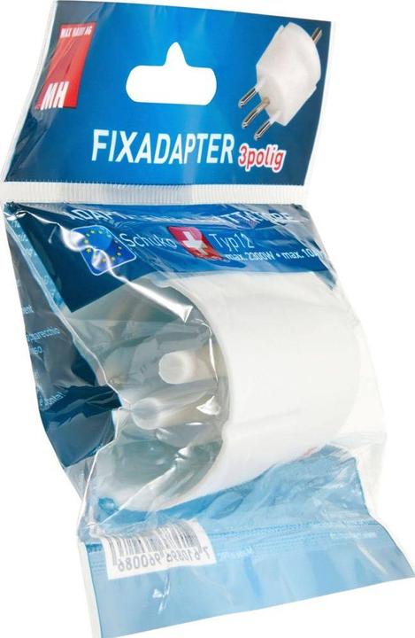 Actual product image Max Hauri T12/Schuko Fix-Adapter (Type 12, CEE 7/7)
