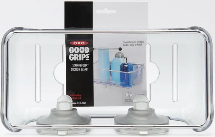 Actual product image OXO Good Grips Shower Basket Rectangular with Suction Cup Holder