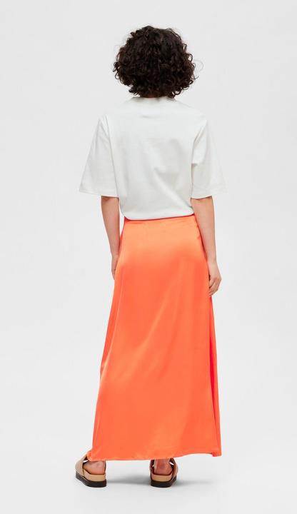 Actual product image Selected Femme Satin Midi Skirt (40)
