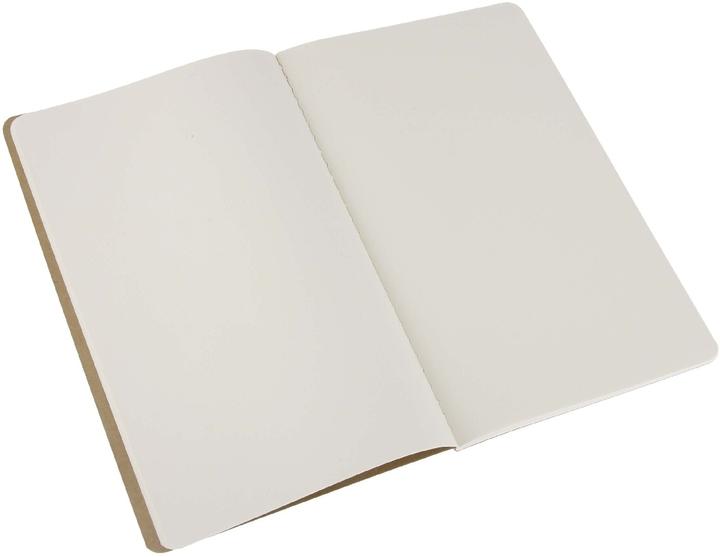 Actual product image Moleskine Cahier Large Set of 3 (130 x 210 mm, Plain, Soft cover)