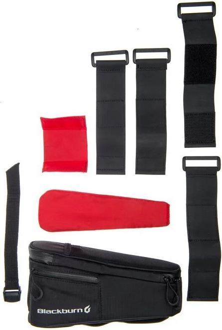 Actual product image Blackburn Outpost Top Tube Bag Rahmentasche Schwarz, Wasserdicht (Frame bag)