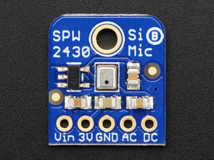 Actual product image Adafruit Silicon MEMS Microphone Breakout SPW2430 (Various)