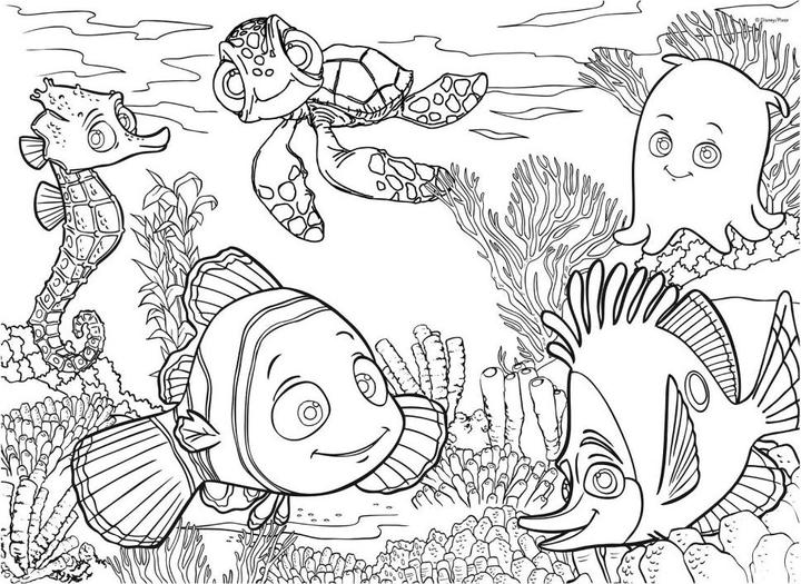 Produktbild Lisciani 2in1 Disney Nemo zum Ausmalen (60 Teile)