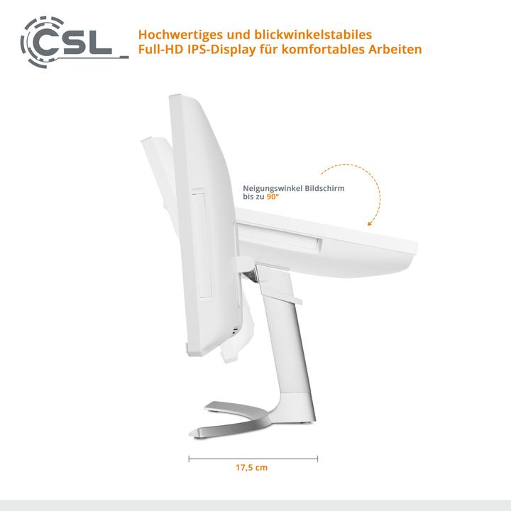 Produktbild CSL AIO Unity U24W-AMD (AMD Ryzen 7 5700G, 16 GB, 1000 GB, AMD Radeon Graphics)