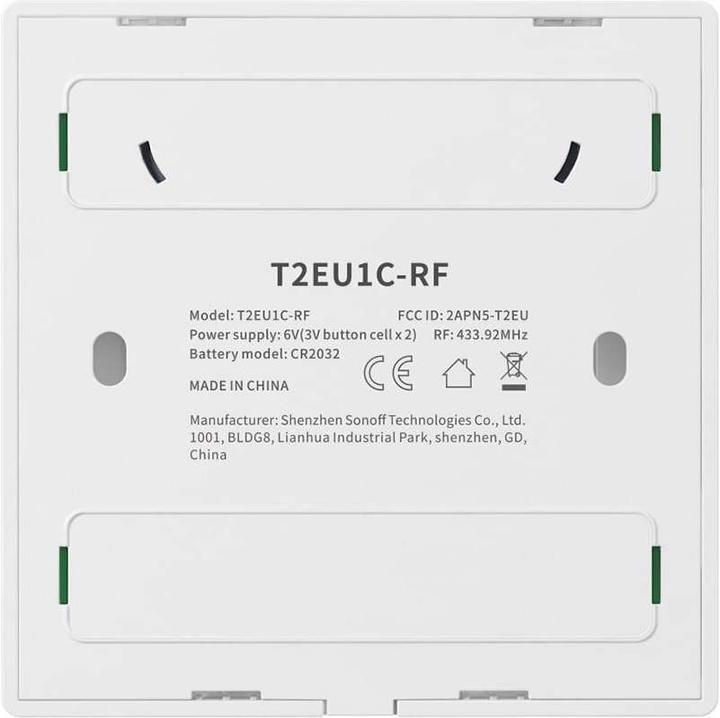 Immagine prodotto Sonoff Interruttore luminoso RF T2EU1C-RF