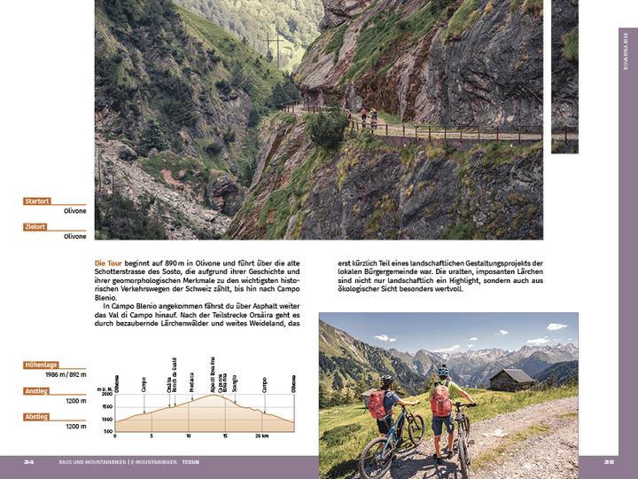 Actual product image Tessin Raus und Mountainbiken | E-Mountainbiken (German, Hallwag Kümmerly+Frey AG, 2022)