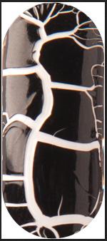 Produktbild Rio Crackle Nails Classic“ ( NCRC) (White, Black, Silver)
