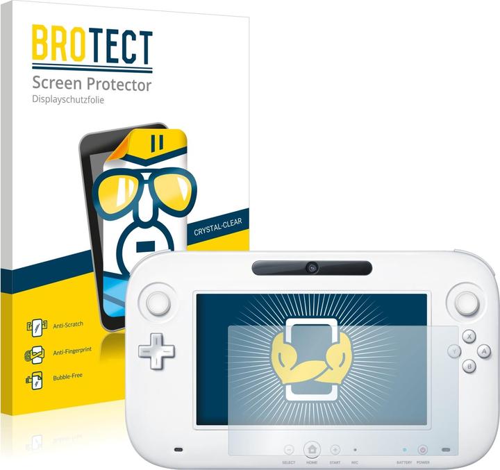 Actual product image BROTECT Screen Protector Clear (Wii U)