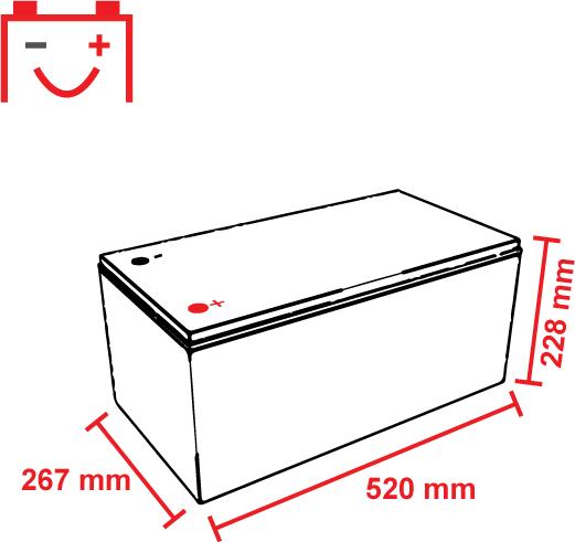 Immagine prodotto Voltic VLT300 (12 V, 300 Ah)