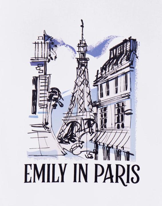 Immagine prodotto Emily In Paris Maglietta a maniche corte Sketchy Cityscape Donna/Ladies (M)