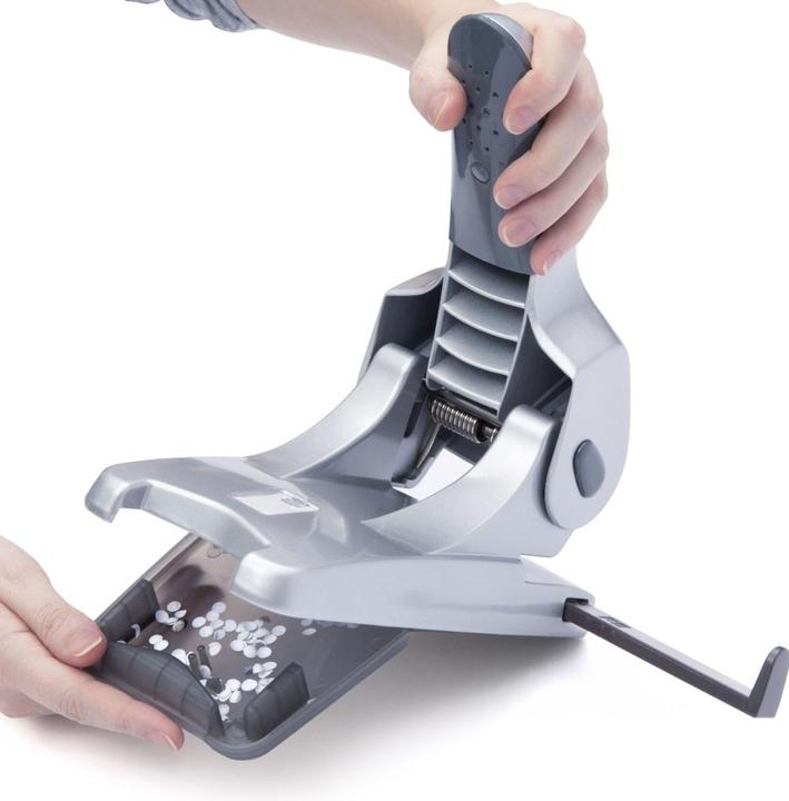 Actual product image Rapesco 0732 Zero-65 Heavy Duty Punch, 65 sheet punching capacity, silver