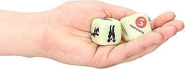 Actual product image S-Line Light Up Your Sexy Night Dice - Glow in the Dark (Dice games)