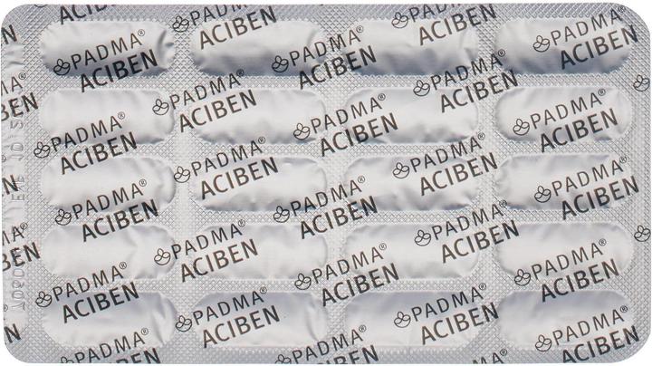Valeurs nutritives et ingrédients Padma Climat stomacal équilibré d'Aciben (40 pièce(s), Capsules, 40 g)